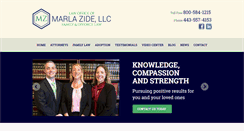 Desktop Screenshot of marlazidelaw.com